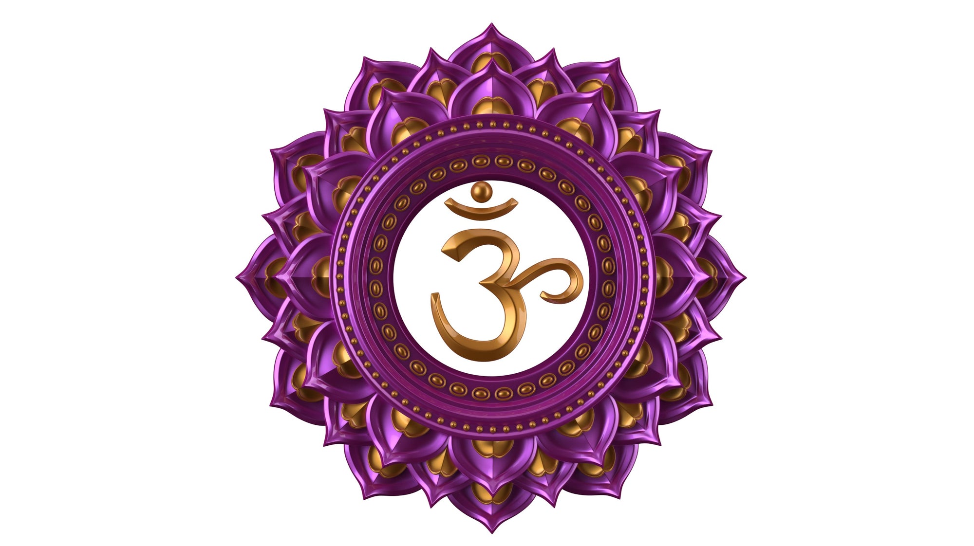 Image of the crown or sahasrara chakra symbol