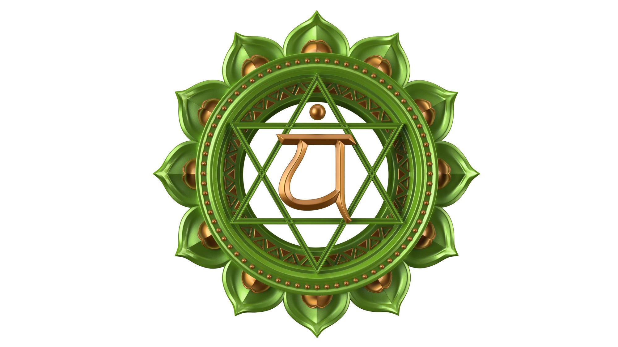 Image of the Anahata Chakra symbol