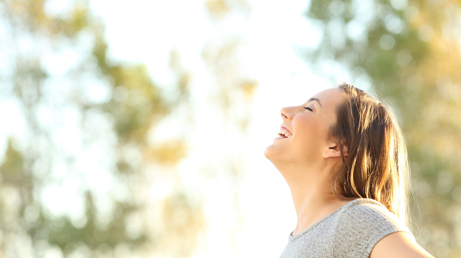 Young woman relaxed and happy