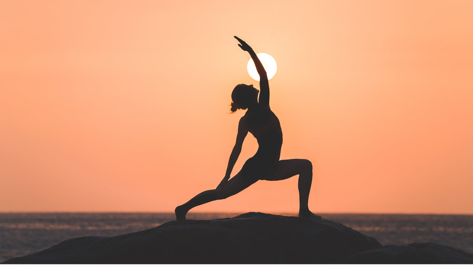 The yoga pose sun warrior or surya virabhadrasana.