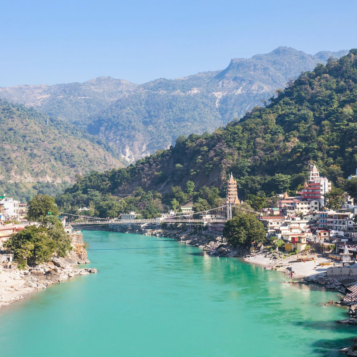 The Indian town of Rishikesh