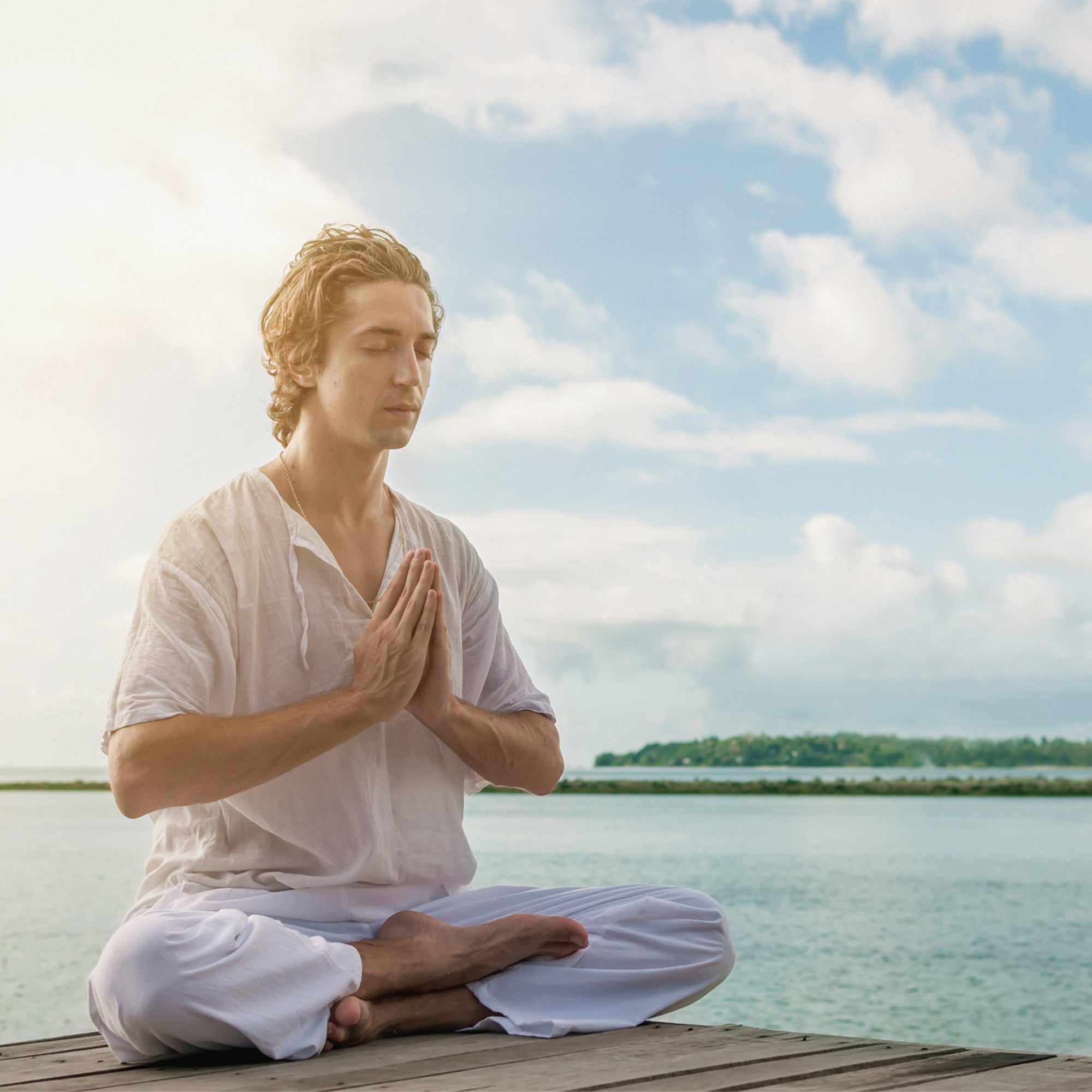 Man Meditating